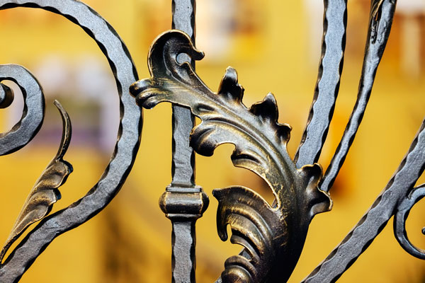 wrought iron ornamental fence